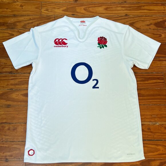 Canterbury Rugby Clothing Other - England Rugby Jersey by Canterbury – 2015 Vapodri Kit, O2, Customizable, Size L